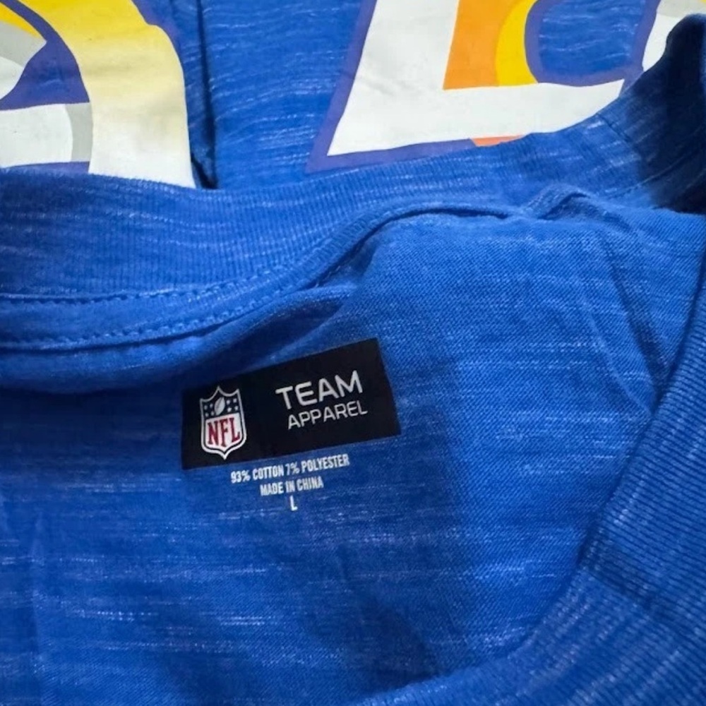NWT [New Era] Los Angeles LA Rams NFL Long-Sleeved Cropped Shirt Sz S M L XL 2XL - Picture 8 of 9